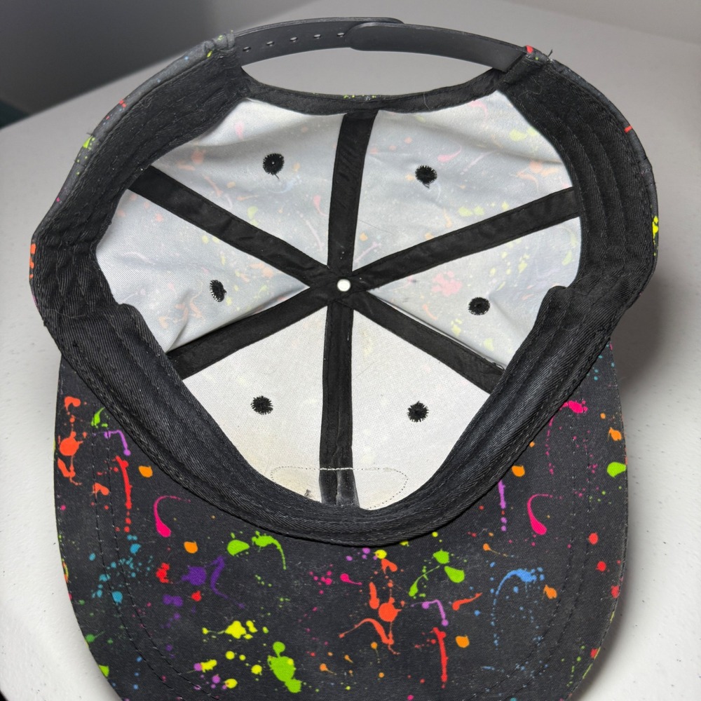 Universal Studios Black Multicolor Splatter Paint… - image 5